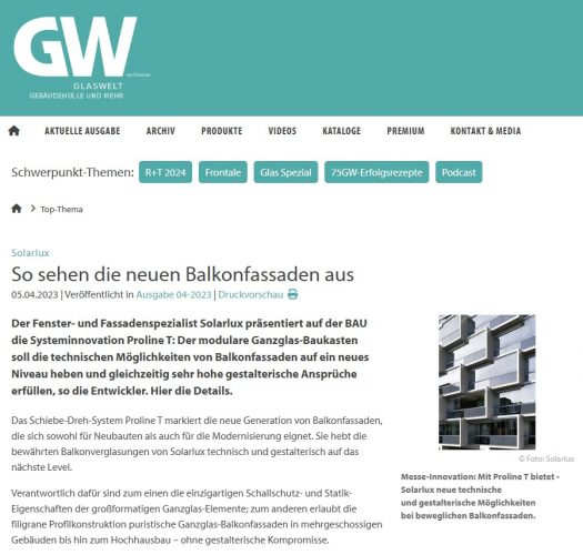 Glaswelt-online-Proline-t
