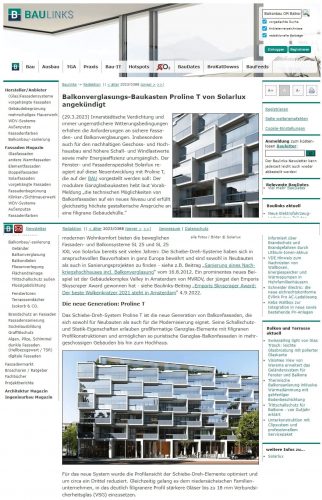 Proline T - Baulinks