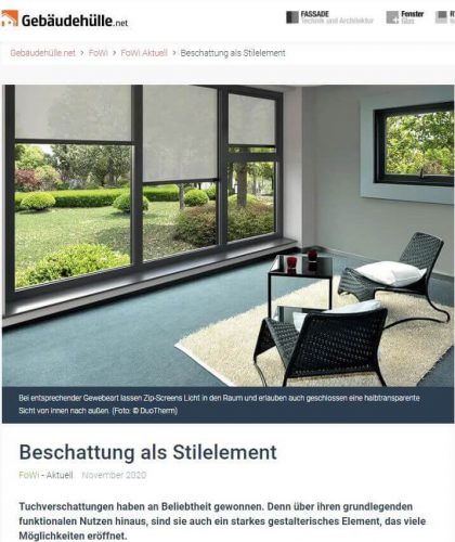 Gebäudehülle.net | Onlineplattform der Fachzeitschrift | Newsletter | Ausgabe November 2020